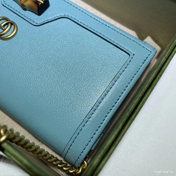 Firstbag ru bamboo with chain Diana wallet Gucci 0716